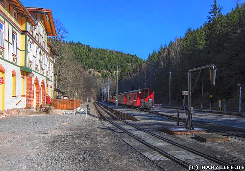 Der Bahnhof Eisfelder Talmühle