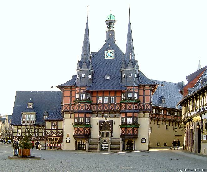 Das Rathaus in Wernigerode