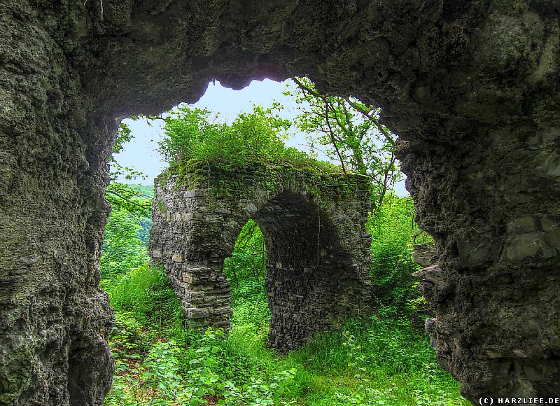 Das Burgtor der Ruine Questenburg