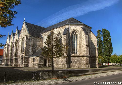 Die St. Johanniskirche auf dem Marktplatz von Ellrich