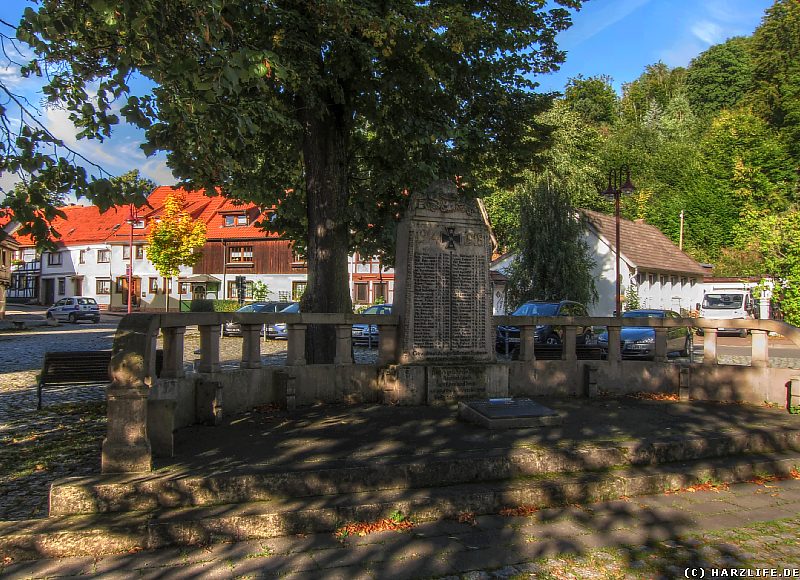 Die Weltkriegs-Gedenkstätte in Ilfeld