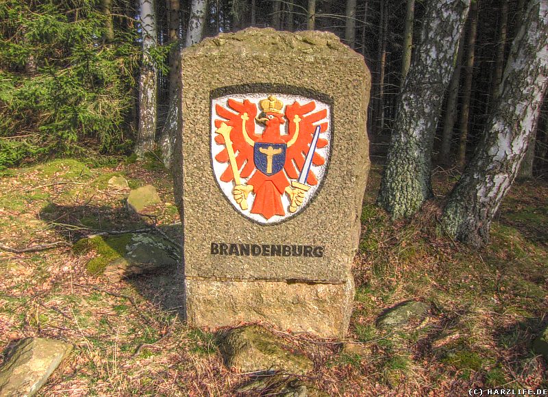 Gedenkstein für die Vertriebenen aus der Provinz Brandenburg Region Neumark