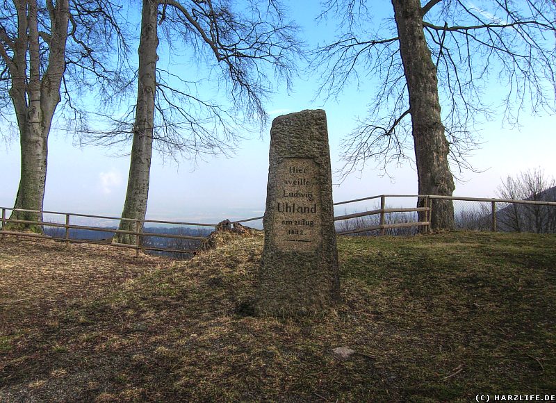 Gedenkstein für Ludwig Uhland