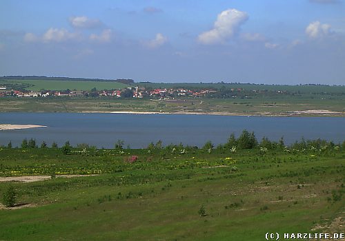 Blick von Nachterstedt über den Concordia-See (Mai 2004) Blick über den Concordia-See