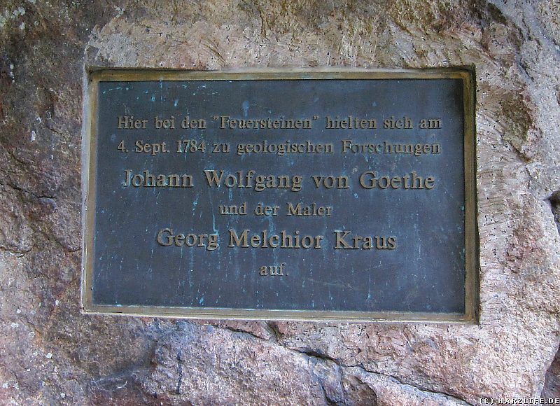 Goethe war auch schon da...
