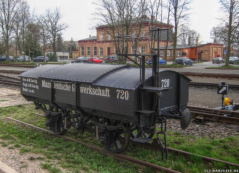 Güterwaggon vom Typ Klappdeckelwagen (Betriebsnummer 720)